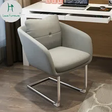 Луи модный современный простой компьютерный стул бытовой хлопок и пеньковая игра офисный стол обучения