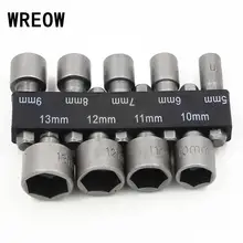 9 pièces 5-13mm foret ensemble écrou tournevis tournevis 1/4 tige hexagonale douille métrique clé à vis boulon perceuse électrique adaptateur outil(China)