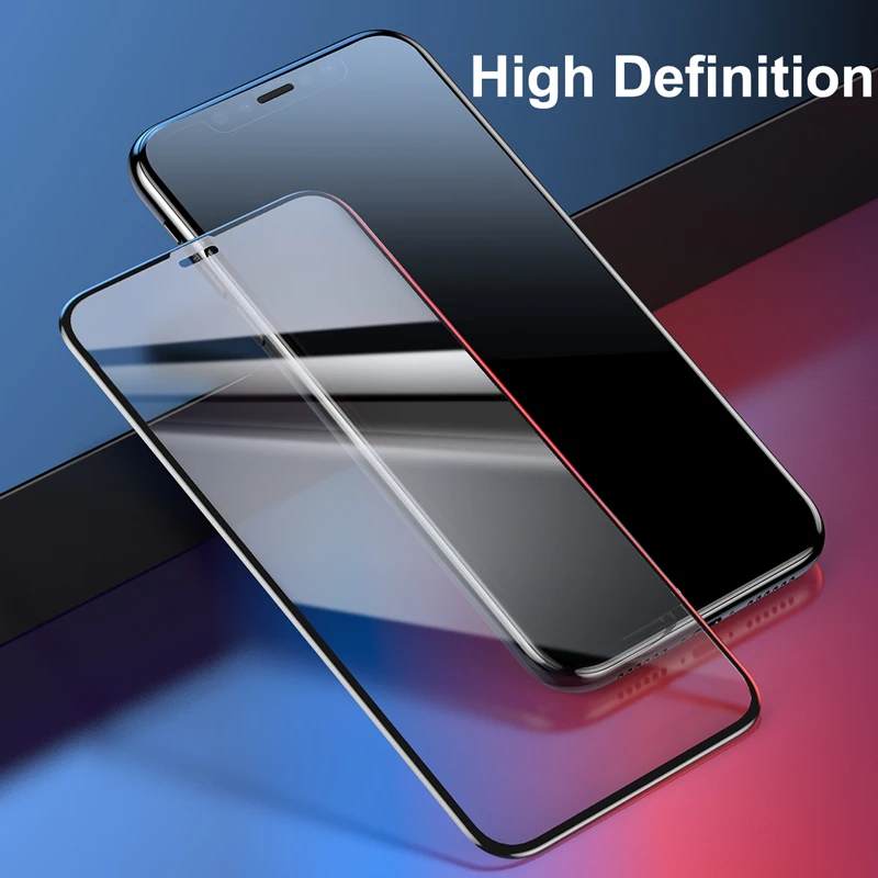 Baseus 3D Защитная пленка для экрана из закаленного стекла для iPhone Xr Xs Max 0,23 мм Полное покрытие Передняя пленка Защитное стекло для iPhone Xsmax - Цвет: High Definition