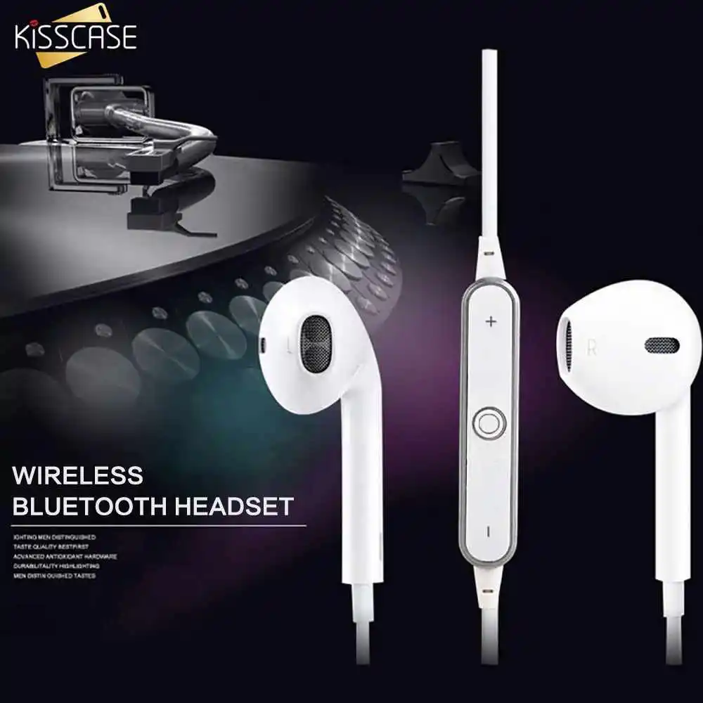 KISSCASE двойная Беспроводная Спортивная bluetooth гарнитура для iPhone XR XS MAX Mini стерео
