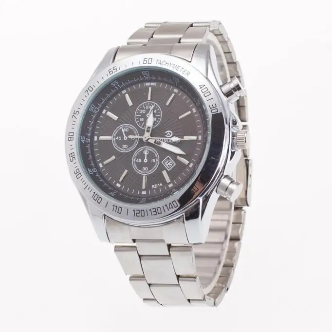 

Relogio masculino 2017  Fashion Watches Men Stainless Steel Belt Sport Business Quartz Watch Wristwatches Horloge 17May28