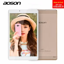 Роскошный Золотой 10.1 дюймов AOSON R103 Andriod 6.0 tablet pc 32 ГБ/2 ГБ IPS 800*1280 Quad core 5MP Bluetooth WI-FI FM GPS металлический корпус