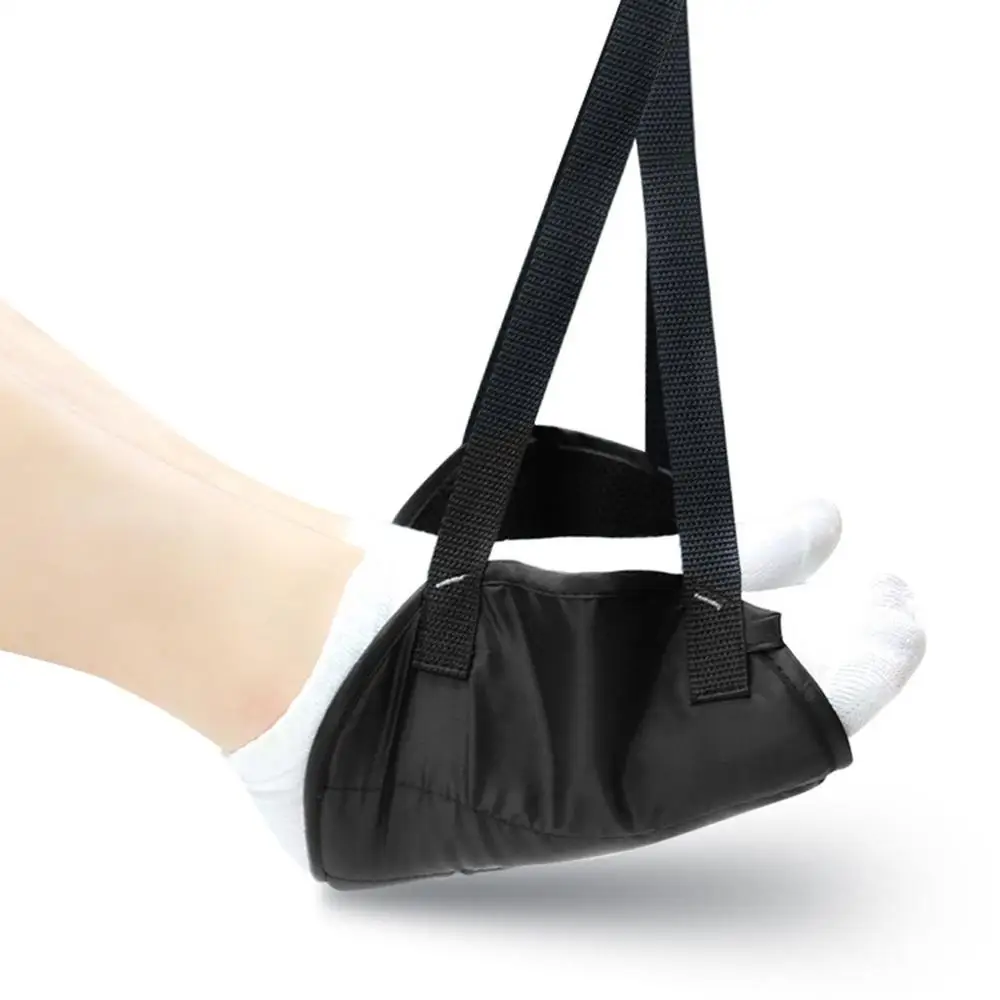 Подставка для ног удобная вешалка для путешествий самолет подставка для ног гамак изготовлен из премиум пены памяти ноги