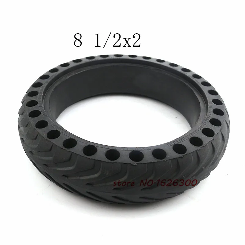 

Lightning shipment Solid Tire Hollow Non-Pneumatic Tyre Wheel 8 1/2x2 for Xiaomi Mijia M365 Scooter ShockAbsorber Anti-slip Tyre