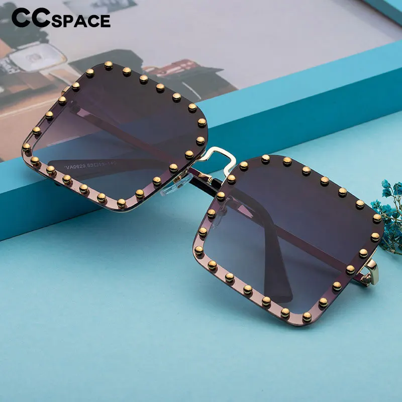 

Rivet Polygon Sunglasses Men Women Fashion Shades UV400 Vintage Glasses 47046
