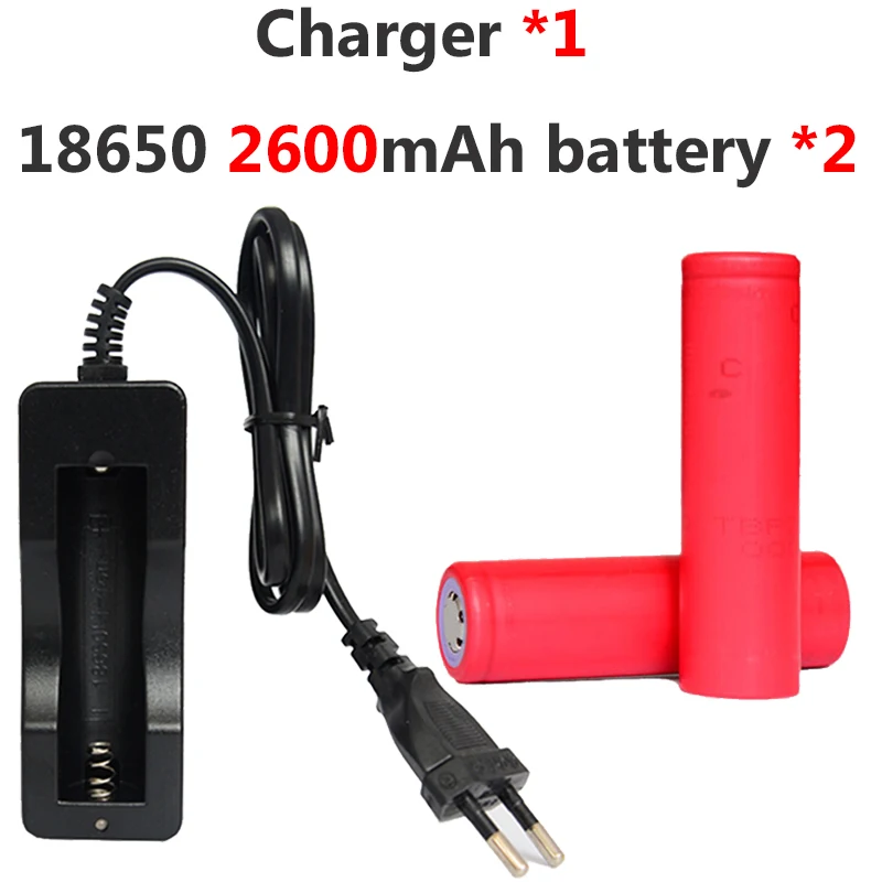4 шт. литий ионные аккумуляторные батарейки 18650 2600 мАч|battery for|battery 4pcsbattery for flashlight |