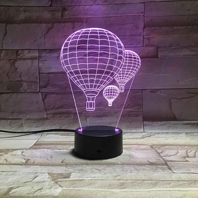 Воздушный шар 3D лампа светильник ing светодиодный USB настольная настроение RGB
