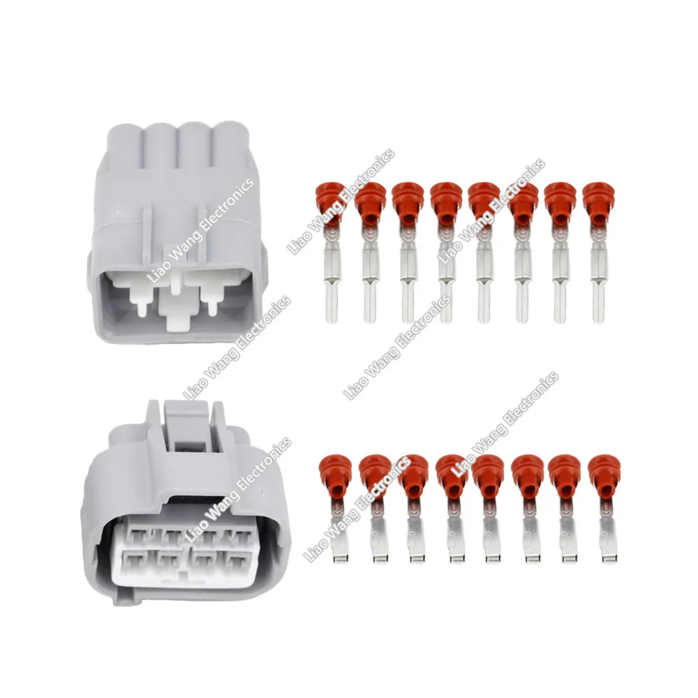 Buy 8 Pin Automotive Connectors Gray Terminal Blocks DJ7081F 2.2 11/21
