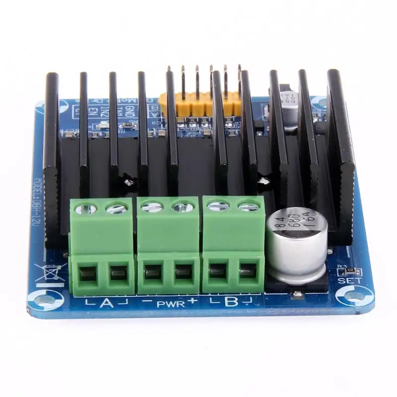 

1 pc Dual Channel H Bridge DC Stepper Motor Drive Controller Board Module 30A 5V-15V