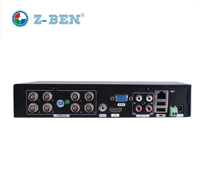 Z BEN 8 канальный AHD DVR для 720P 960P 1080P CCTV Камера Безопасности каналов ONVIF IP NVR Сеть H.264