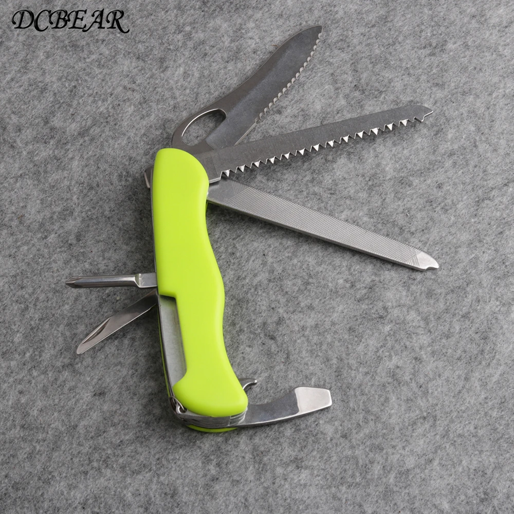 Folding Swiss Pocket Multi Tool Knife Stainless Steel Pocket Hunting Knives Army Suvival Outdoor Ca