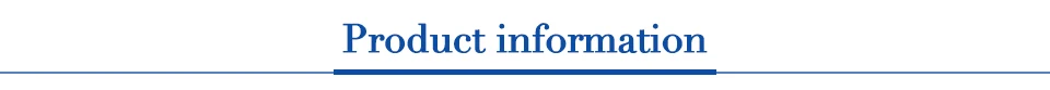 Product  information