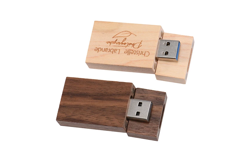 USB 2,0 логотип на заказ Деревянный usb+ коробка персональный логотип ручка-накопитель 8 ГБ 16 ГБ 32 ГБ usb флеш-накопитель Флешка карта памяти