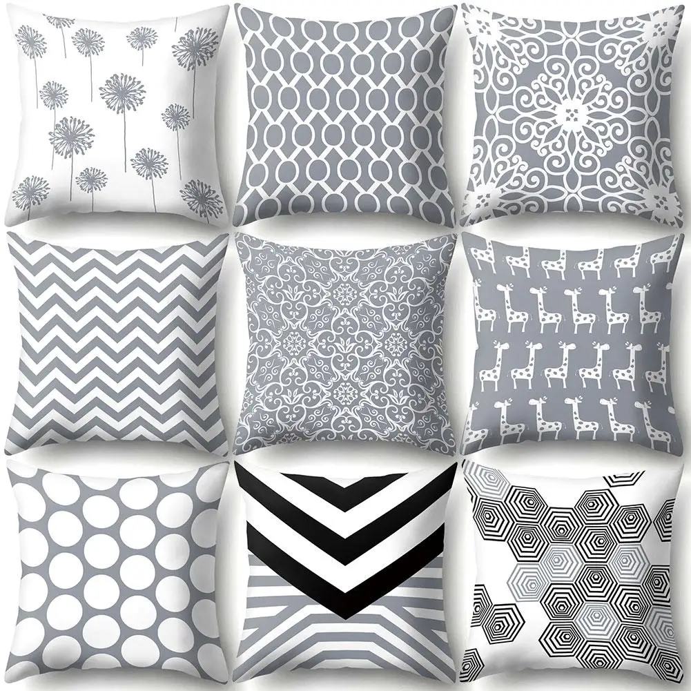 

Geometric Design Throw Pillow Case 45*45 Pillow Cover Pillowcases Decorative Pillows Pillow Cases Body Pillow Home Decor