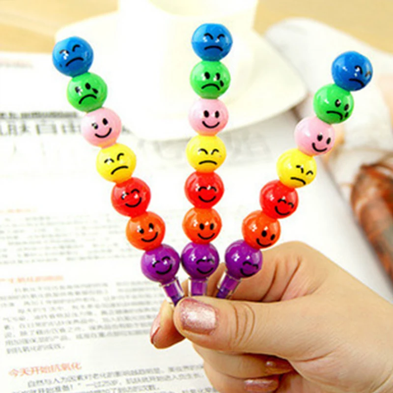 7 Colors/pcs Kawaii Crayons Oil Pastel Creative Candy Expression Graffiti Pen for Kids Painting Drawing Supplies Cute Stationery