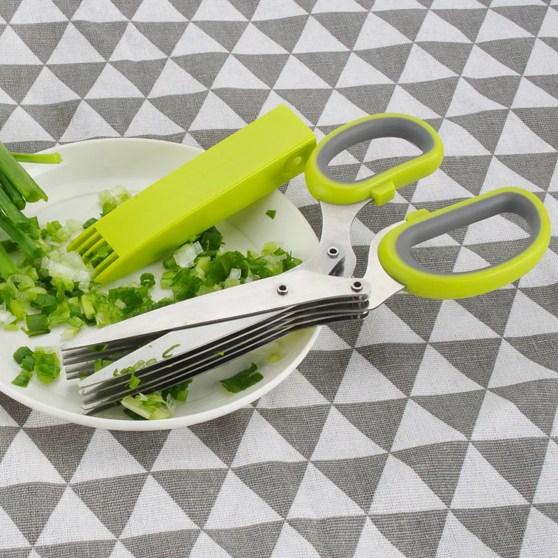 

Stainless steel multi-function five-layer Kitchen Knives for shallot
