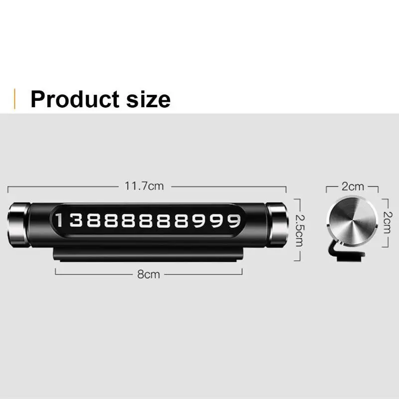 Автомобильный Стайлинг Временная парковочная карта телефонная карточка пластина телефонный номер Автомобильный парк остановка в