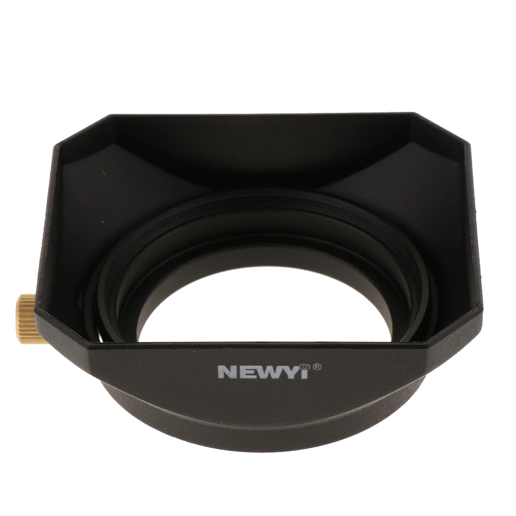 Universal DSLR Mirrorless Camera Square Lens Hood Cover 43mm Protector for Telephoto Lens Standard Lens and Wide Angle Lens