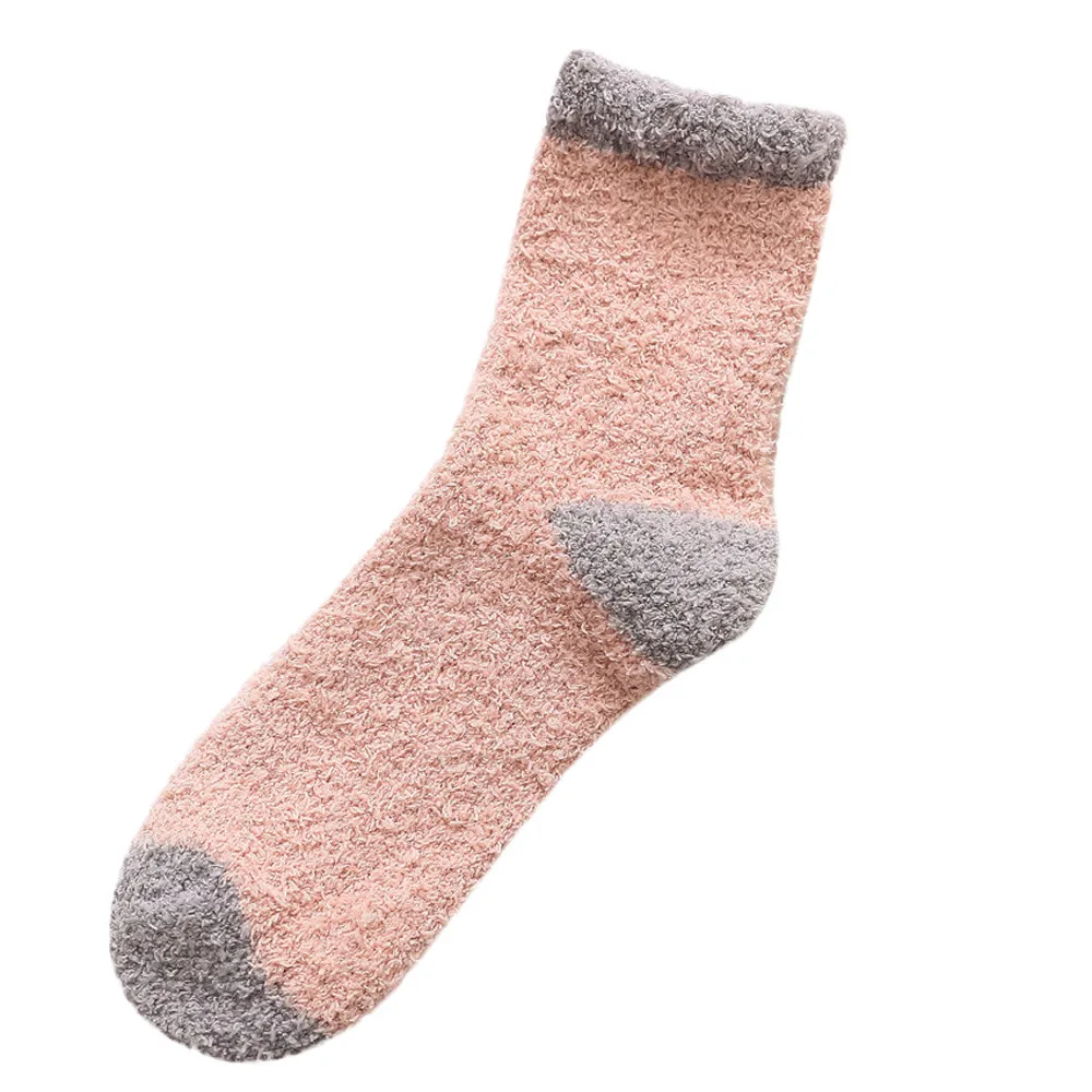 Бесплатная Страусиная Мода Тренд женские набор носков до лодыжек Простой ветер носок японский нескользящий коралловый флис дезодорант