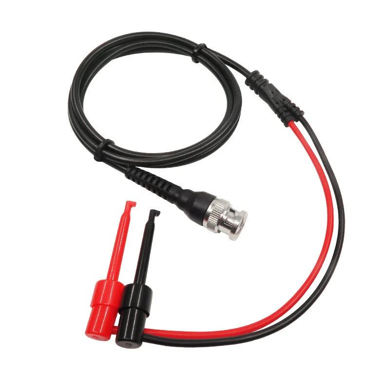 

Oscilloscope Probe BNC Male Plug Dual Hook Clip Test Probe Cable Leads For DSO150 DSO138