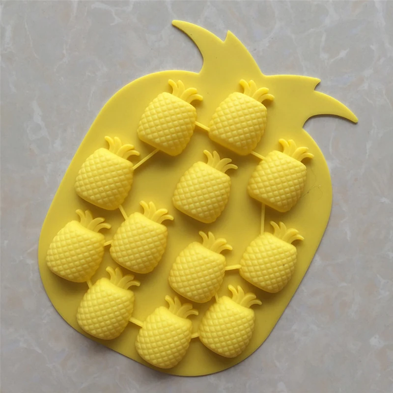 DIY Pineapple Shape Cake Mold Soap Flexible Silicone Mould