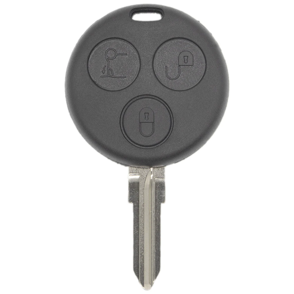 

WhatsKey 10Pcs/Lot 3 Buttons Replacement Car Remote Key Shell For Mercedes Benz Smart Fortwo 450 Forfour Roadster Case