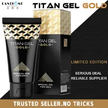 Titan Gel Gold Provocative Increase Penis Size Delayed Premature Ejaculation Intimate Lubricant Men Cock Penis Enlargement