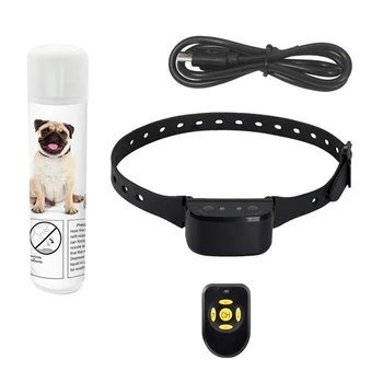 

Pet Dog Training Collar Rechargeable Spray Collar Anti Barking Waterproof Safe Automatic for Dogs Sound Alarming Supplies