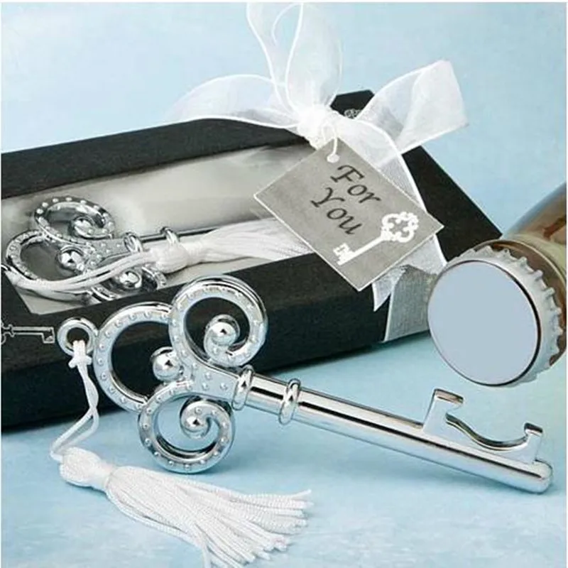 

Silver crow Keys Bottle Opener in gift box for guest 30pcs/lot wedding favor and gifts birthday Souvenirs Business giveaways