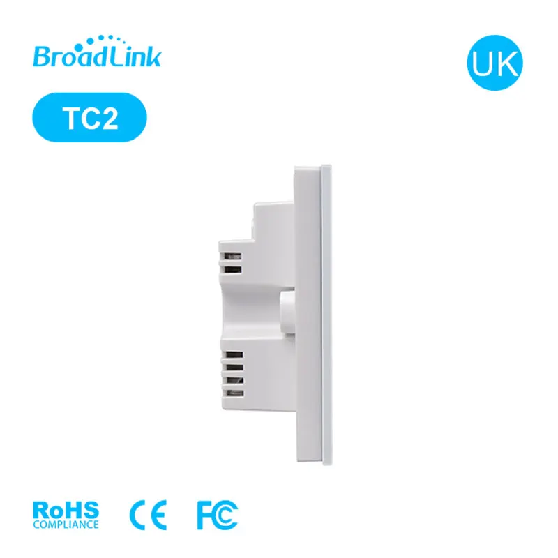 Broadlink TC2 смарт WiFi настенный выключатель света RF приложение сенсорное управление 3