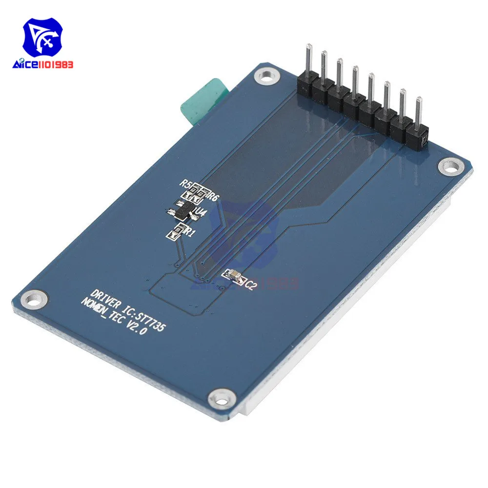 1,8 дюймов 8Pin 128*160 RGB TFT ЖК-экран дисплей модуль SPI интерфейс ST7735 IC драйвер для Andruio STM32 C51 3,3 В ЖК-дисплей