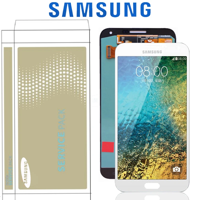 5 ''оригинальный Супер AMOLED для Samsung Galaxy E7 E700 E700F E700H E700M ЖК-дисплей кодирующий