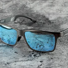 Oculos Masculino Clara Vida выпуск ледяные поляризованные зеркальные линзы с алюминиевым декором Magneisum из углеродного волокна. Солнцезащитные очки