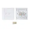 86 Type Computer Socket Panel CAT5E Network Module RJ45 Cable Interface Outlet 1to 6 Port ► Photo 3/6