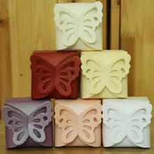100pcs/pack Butterfly Candy Box DIY Folding Party Wedding Boda Decoration Gift Paper Favors Boxes for Wedding Decoration
