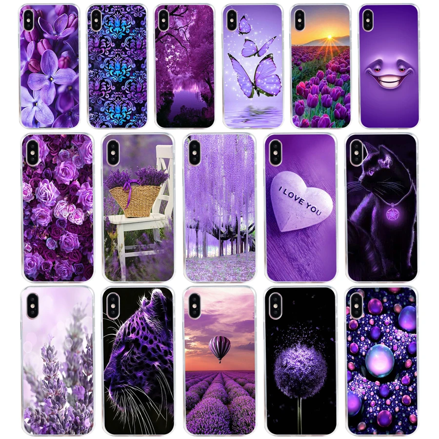 81Sd Infinity On Purple Gift Custodia Morbida In Silicone Tpu Cover Per Iphone 5 5S Se X Xr Xs Max Case