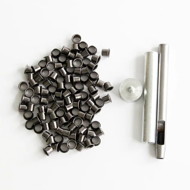Eyelet Tool Set Grommet Kit +100 eyelets for DIY Kydex Sheath Huning