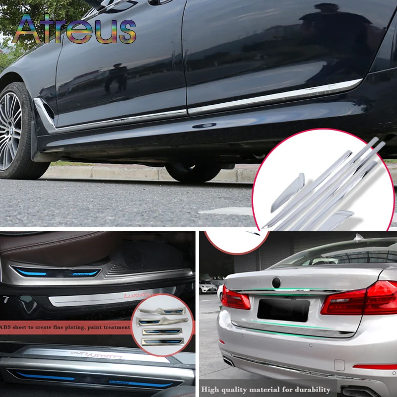 Atreus для BMW 5 Series 2018 G30 порог машины Strip педаль задняя дверь протектор наклейки