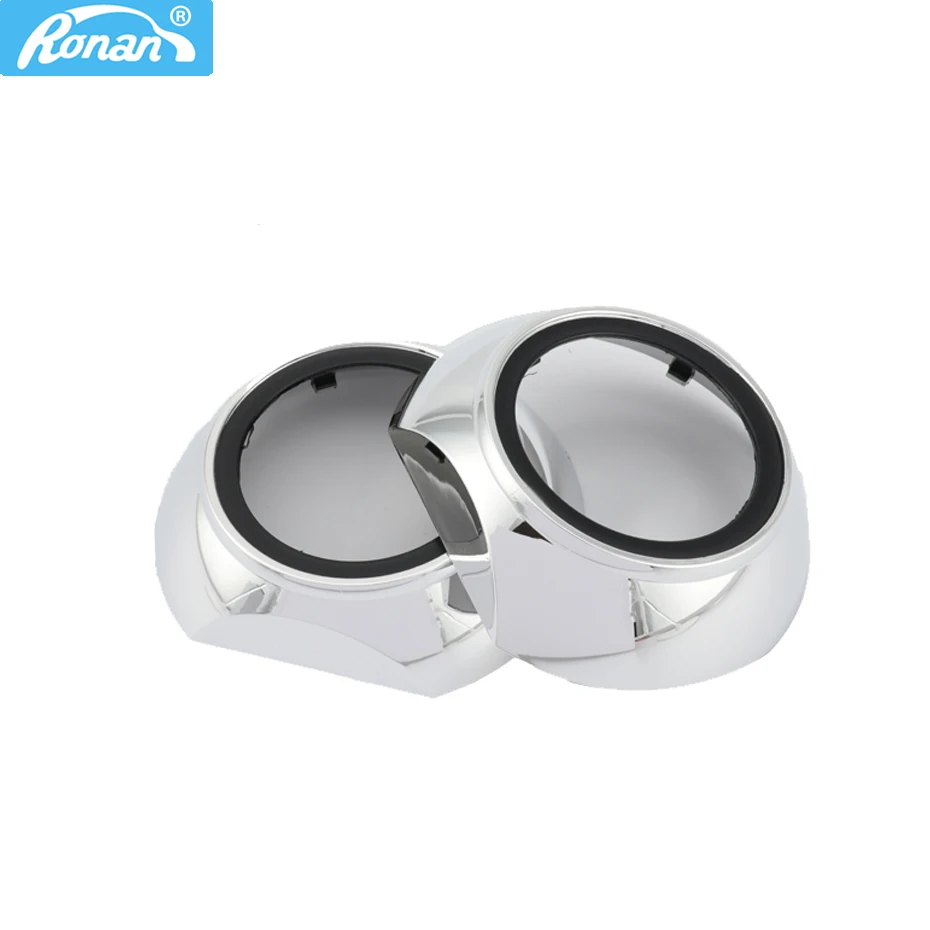 

RONAN iris Shrouds Masks cover for 3.0 Koito Q5 2.5 WST HID Bi Xenon Projector Lens Car Headlights translator ring gift