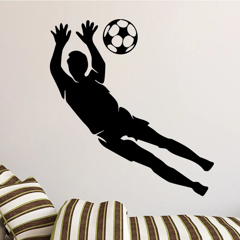 

Goalkeeper Wall Sticker Wall Decals For Bedroom Kids Room Decoration Accessories Vinyl Wall Decor Sticker Mural