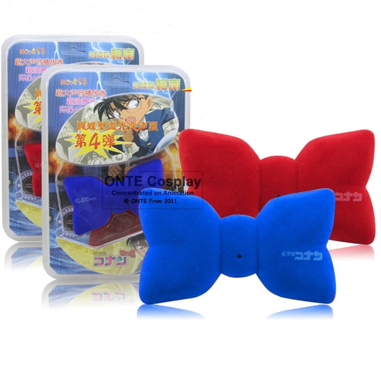 Mode Anime Detektiv Conan Cosplay Requisiten Voice Changer Fliege Variable Sound Krawatte Fur Kinder Geschenk Blau Rot Tie Guan Yin Oolong Tea Tie Silversound Aliexpress