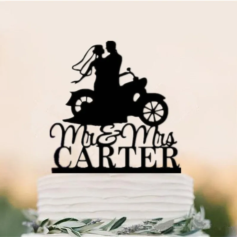 Karens Cake Toppers Decoration De Gateau De Mariage Personnalisable Mr Et Mrs Avec Nom De Famille En Forme De Cœur Accessoires De Decoration Cuisine Et Maison Centroarco Com