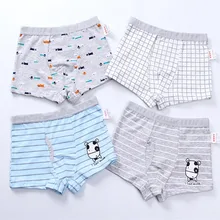 2 шт./лот; трусы для мальчиков; хлопковые шорты-боксеры; трусики для маленьких девочек; одежда Трусики для детей