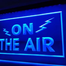 LB066-на воздухе радио Запись Студия свет Знак Домашний Декор ремесла