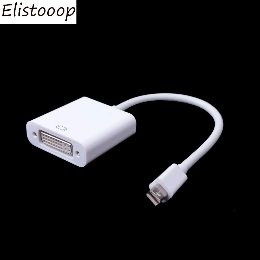 Адаптер Mini DP DVI Thunderbolt DispayPort конвертер Male Female с поддержкой 1080P для мониторов