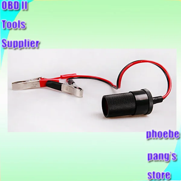 

Car Battery Clip To Cigarette Lighter Charger cable