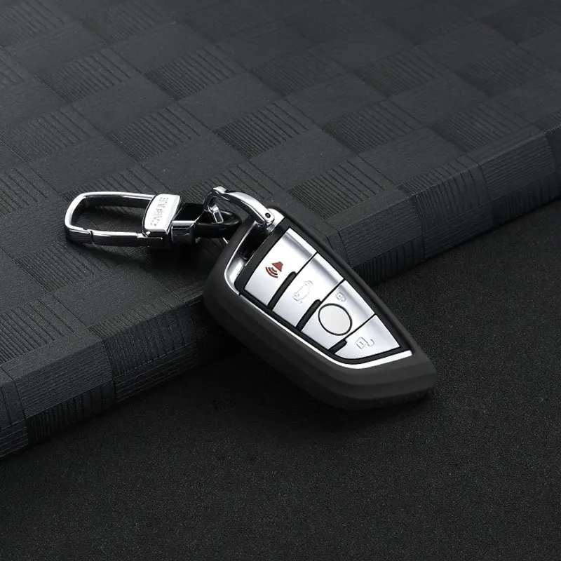 TPU чехол для автомобиля стильный ключ крышка держатель для ключей в виде ракушки FOB цепи для Bmw F15 x5 x6 E53 X3 E83 G30 E90 E39 E46 F30 F10 F20 E34 E38 Z3