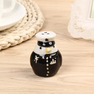 200pcs(100boxes)Wedding Cut Penguin Lover Couple Ceramic Salt and Pepper Shaker Favors And Gifts for Guest