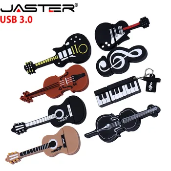 

JASTER 2018 latest model guitar USB 3.0 flash drive grab pendrive 4GB 8gb 16gb 32gb 64GB Usb creativo mini gift memory stick