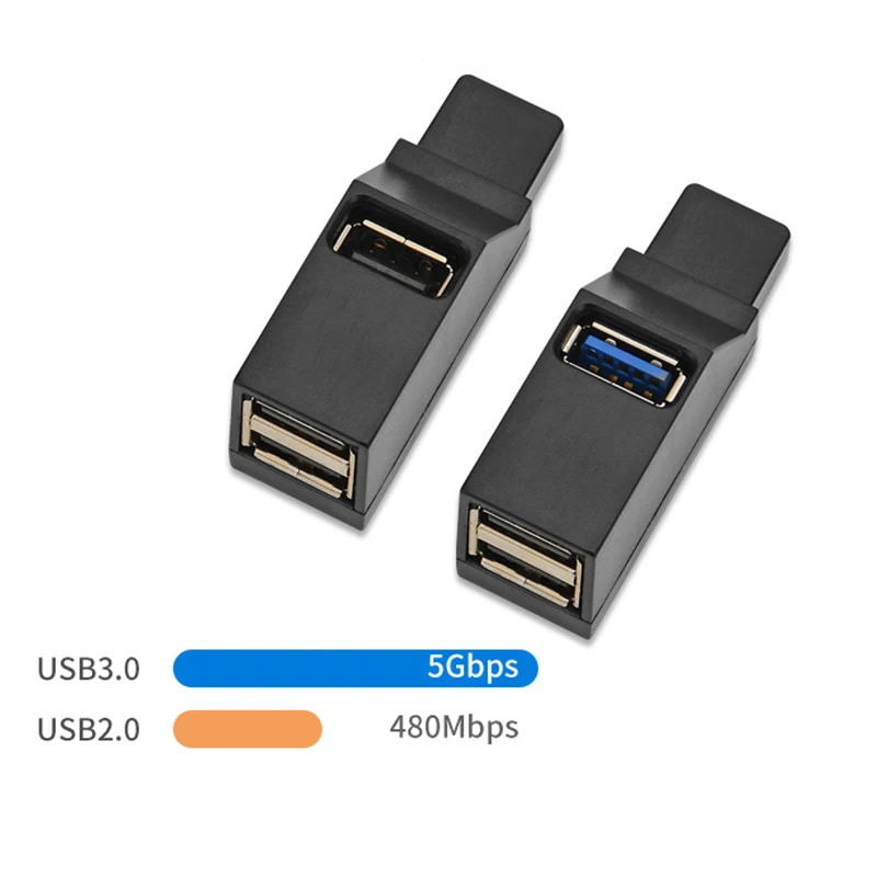 3 порта USB 3,0 концентратор Мини usb-хаб расширитель высокая скорость передачи usb Тип разветвитель адаптер для ПК ноутбук аксессуары для компьютера